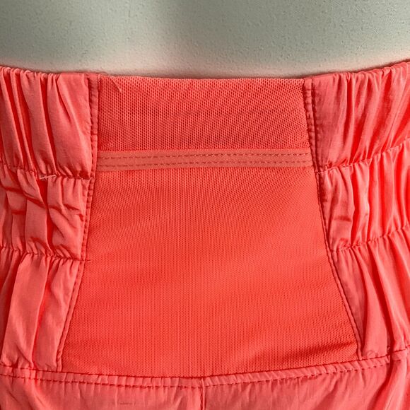 FP Movement The Way Home High Rise Shorts Peach Nylon Elastic Waist XS - Picture 13 of 14